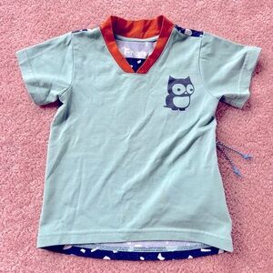 Namuk Green Owl merino Wool Shirt